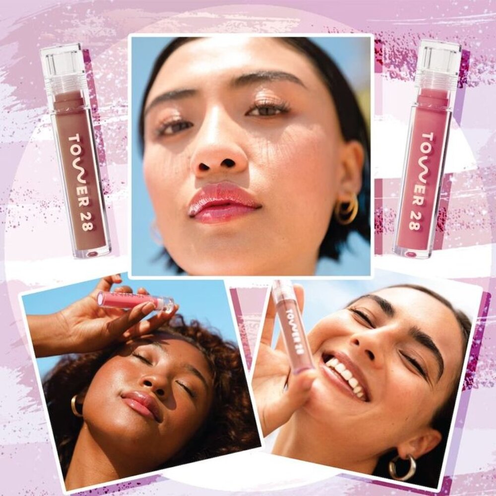 Tower 28 Shine On Lip Jelly in Coconut